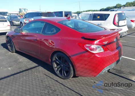 2010 Hyundai Genesis 2.0T Track z USA, uszkodzony, nr VIN KMHHT6KDXAU041609